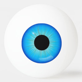 Bolinha De Ping Pong Blue Iris Eyeball