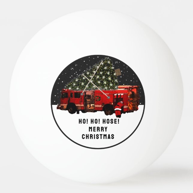 Bolinha De Ping Pong Bombeiros de estoque (Frente)