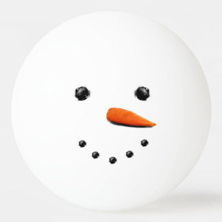 Bolinha De Ping Pong Boneco de neve engraçado de Natal