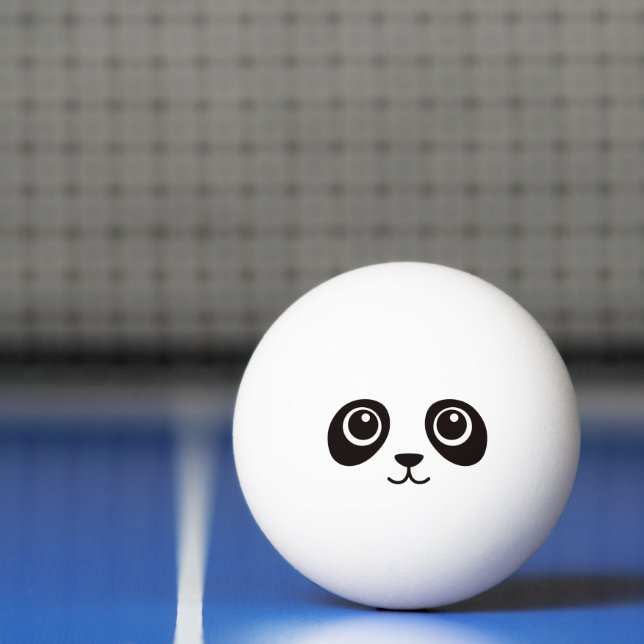 Bolinha De Ping Pong Bonita face panda (Líquido)