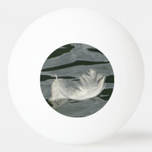 Bolinha De Ping Pong Bonito pena branca