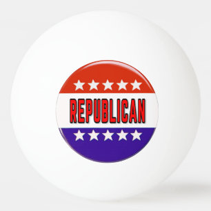 Bolinha De Ping Pong Botão Republicano