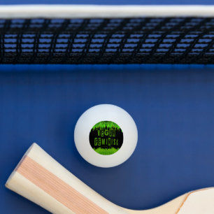 Bolinha De Ping Pong Br de SlipperyJoe's vegano feminista que chama a a