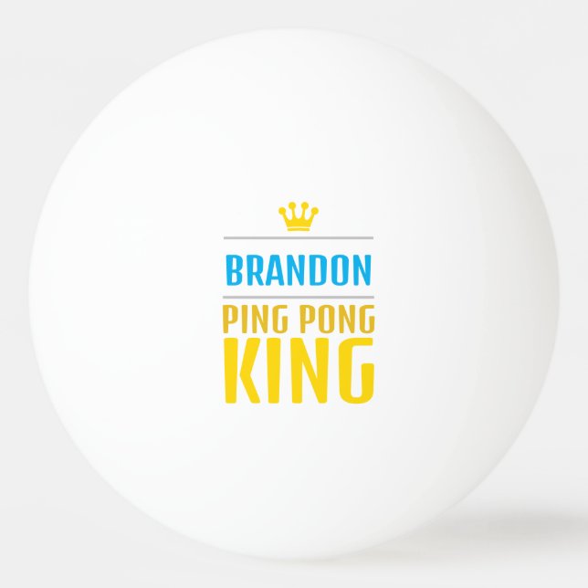 Bolinha De Ping Pong Brandon (Frente)