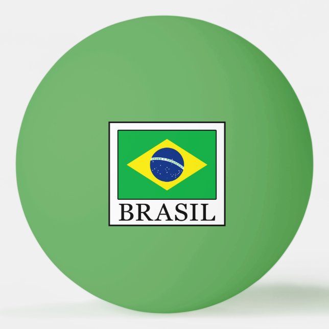 Bolinha De Ping Pong Brasil (Frente)