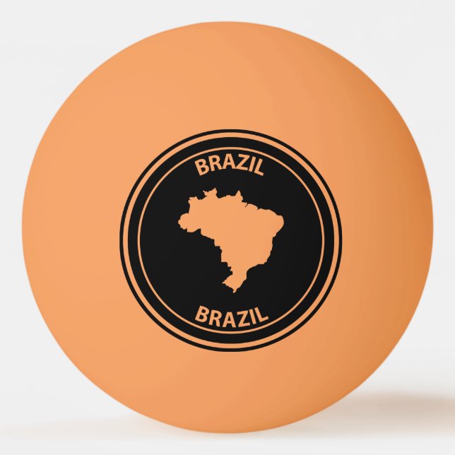 Bolinha De Ping Pong Brasil (Frente)