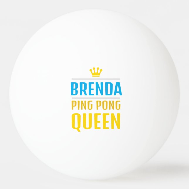 Bolinha De Ping Pong Brenda (Frente)