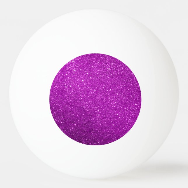 Bolinha De Ping Pong Brilhante Roxo (Frente)
