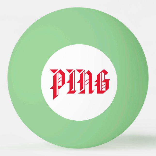 Bolinha De Ping Pong Brilho (Frente)