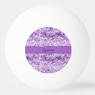 Bolinha De Ping Pong Brilho roxo Sparkly