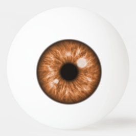 Bolinha De Ping Pong Brown Eye Engraçado Ping Pong Ball