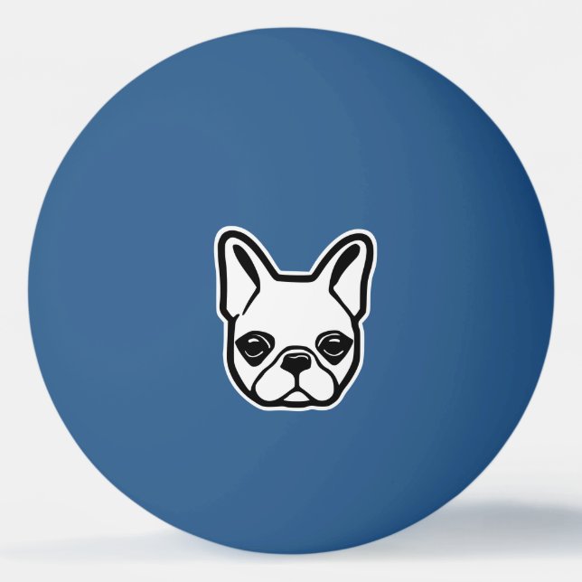 Bolinha De Ping Pong Buldogue Francês (Frente)
