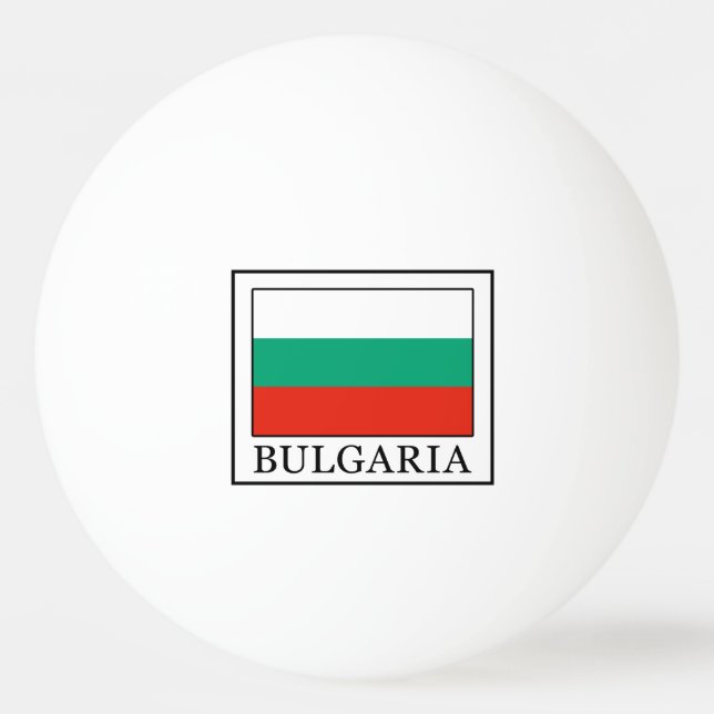Bolinha De Ping Pong Bulgária (Frente)