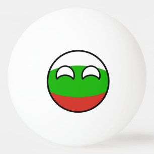Bolinha De Ping Pong Bulgária Geeky de tensão engraçada Countryball