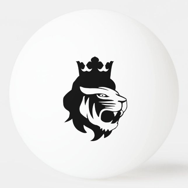 Bolinha De Ping Pong Cabeça de Leão (Frente)