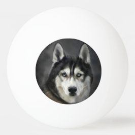 Bolinha De Ping Pong Cachorro Husky Cachorro Grande Animal Pet