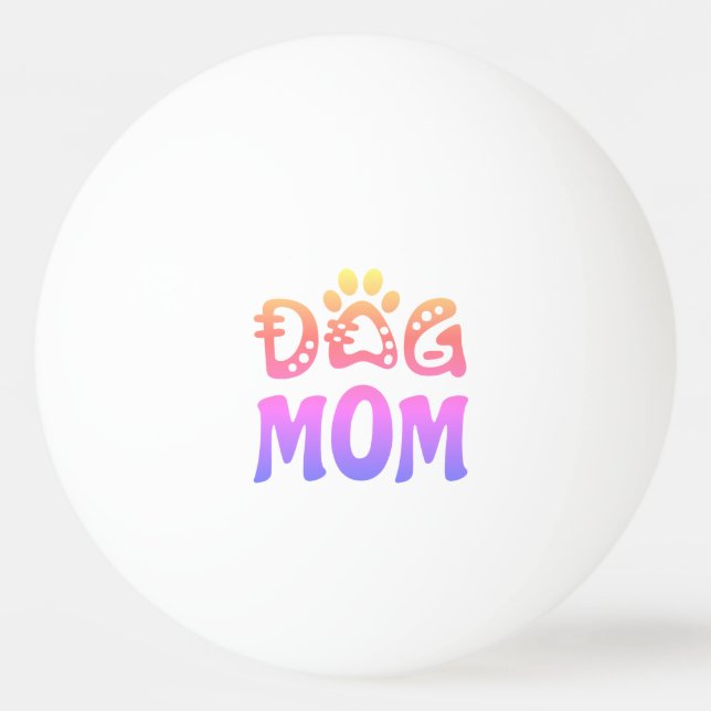 Bolinha De Ping Pong Cachorro Mãe (Frente)