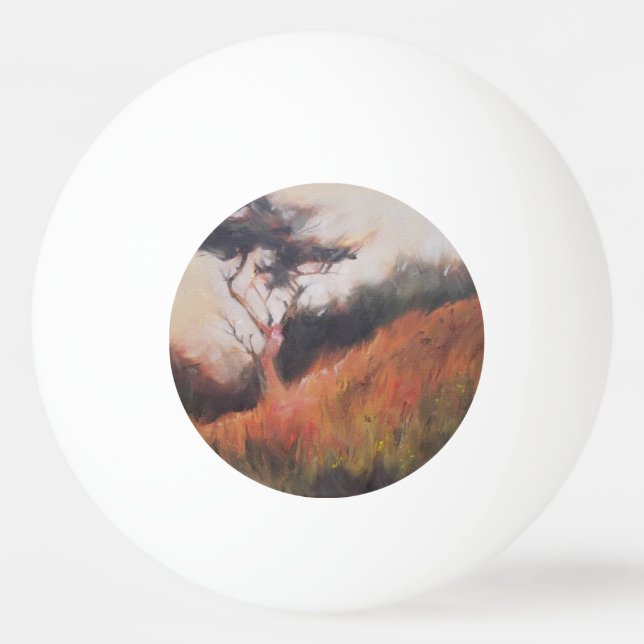 Bolinha De Ping Pong California Monterey Cypress Lone Tree (Frente)