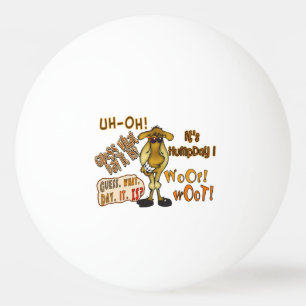 Bolinha De Ping Pong Camelo Humpday legal com sombras