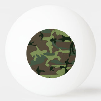 Bolinha De Ping Pong Camouflage Camo Green Brown Patterno