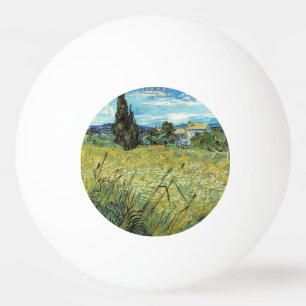 Bolinha De Ping Pong Campo de trigo verde Vincent van Gogh