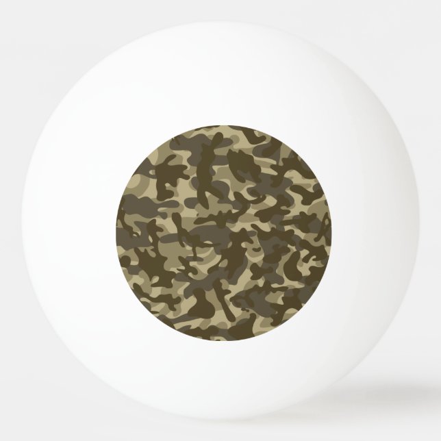 Bolinha De Ping Pong Camuflagem Central (Frente)