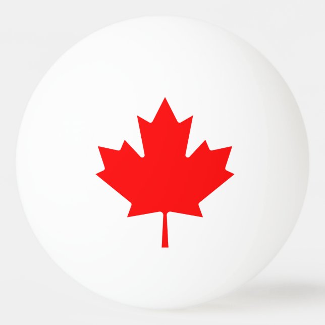 Bolinha De Ping Pong Canadá (Frente)