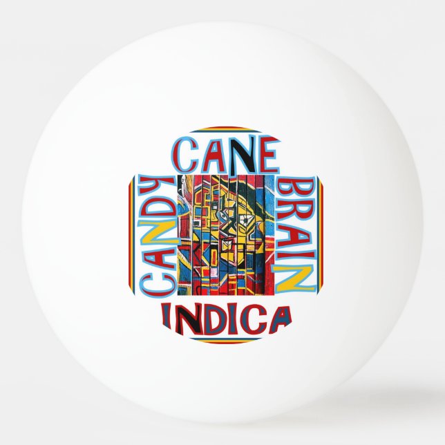 BOLINHA DE PING PONG CANDÁ CÉREBRO INDICA (Frente)