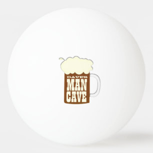 Bolinha De Ping Pong Caneca de cerveja da caverna do homem