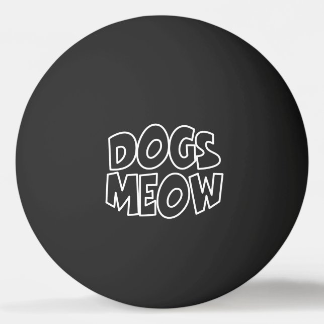 Bolinha De Ping Pong Caninos (Frente)