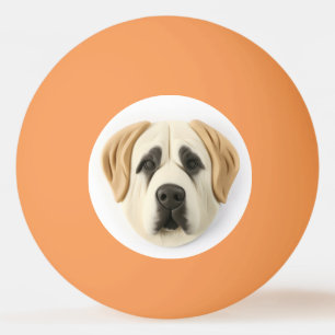 Bolinha De Ping Pong Cão Pastor Anatólio Inspirado em 3D