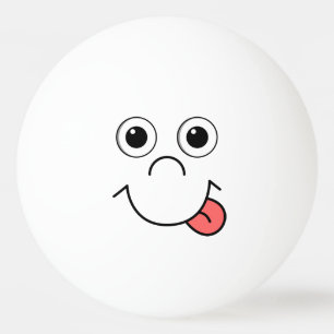 Bolinha De Ping Pong Cara dos desenhos animados