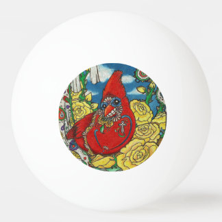 Bolinha De Ping Pong Cardeal do crânio do açúcar