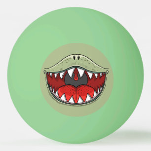 Bolinha De Ping Pong Caricatura de T-rex Dinossaur Mouth Kids