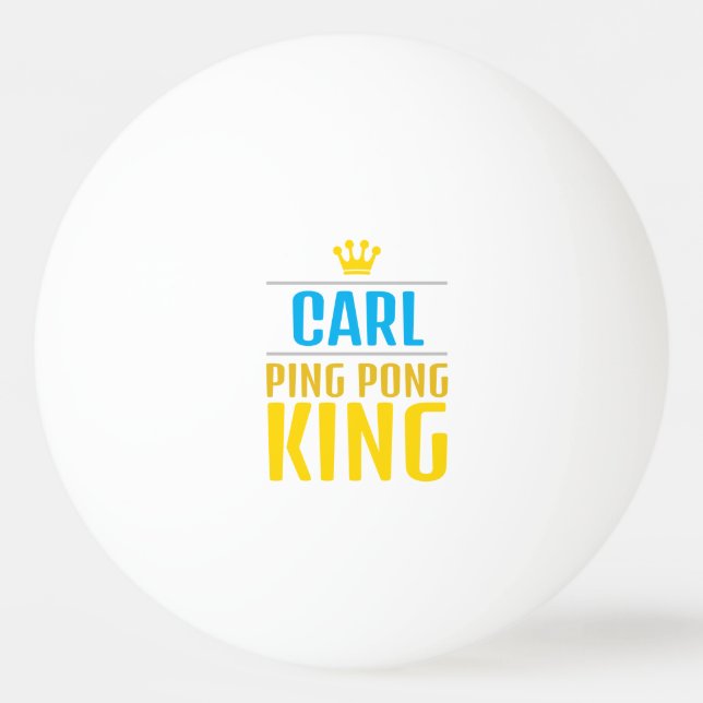 Bolinha De Ping Pong Carl (Frente)