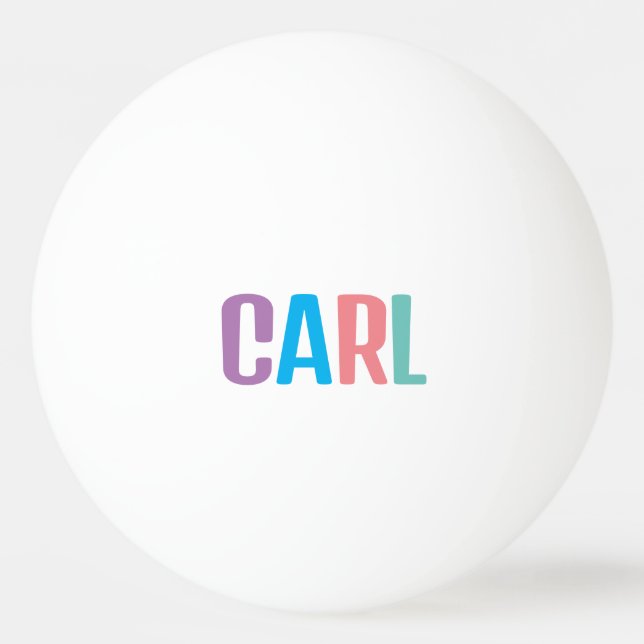 Bolinha De Ping Pong Carl (Frente)