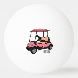 Bolinha De Ping Pong Carrinho de golfe / desenho animado de buggy de go