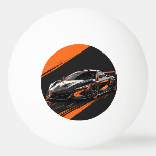 Bolinha De Ping Pong Carro Esportivo Estilizado