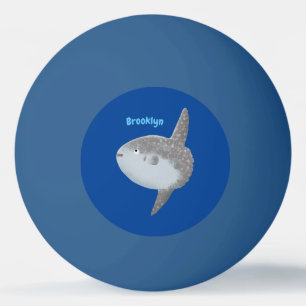 Bolinha De Ping Pong Cartografia fofa mola de peixe-sol oceânico