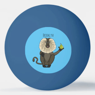 Bolinha De Ping Pong Cartoon macaco macaco-cauda-leão engraçado