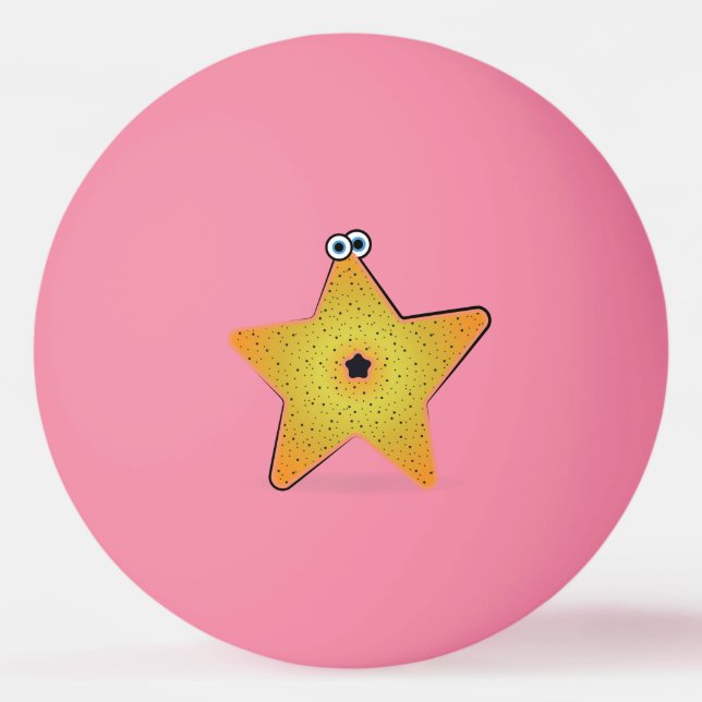 Bolinha De Ping Pong Cartoon Starfish (Frente)