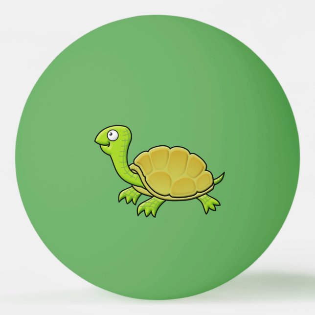 Bolinha De Ping Pong Cartoon Turtle (Frente)