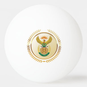 Bolinha De Ping Pong Casaco de Armas da África do Sul