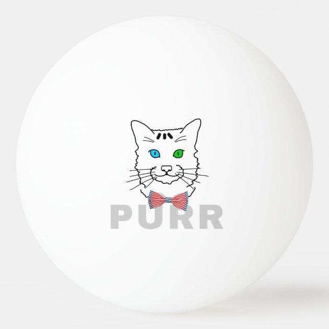 Bolinha De Ping Pong Cat Purr (Frente)