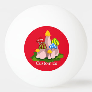 Bolinha De Ping Pong Catedral Magia de Cogumelos Thunder_Cove