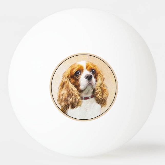 Bolinha De Ping Pong Cavalier King Charles Spaniel Original (Frente)