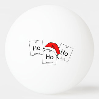 Bolinha De Ping Pong Chalaça do Natal do elemento da química do Holmium