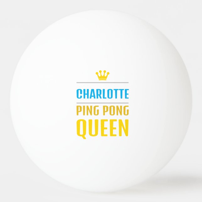 Bolinha De Ping Pong Charlotte (Frente)