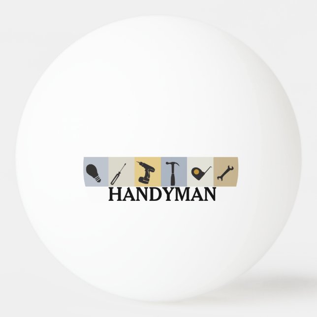 Bolinha De Ping Pong Chave da ampola de ferramentas de funcionamento (Frente)