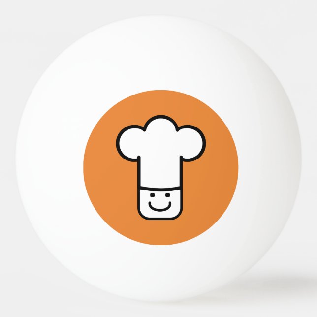 Bolinha De Ping Pong Chefe de Chef (Frente)